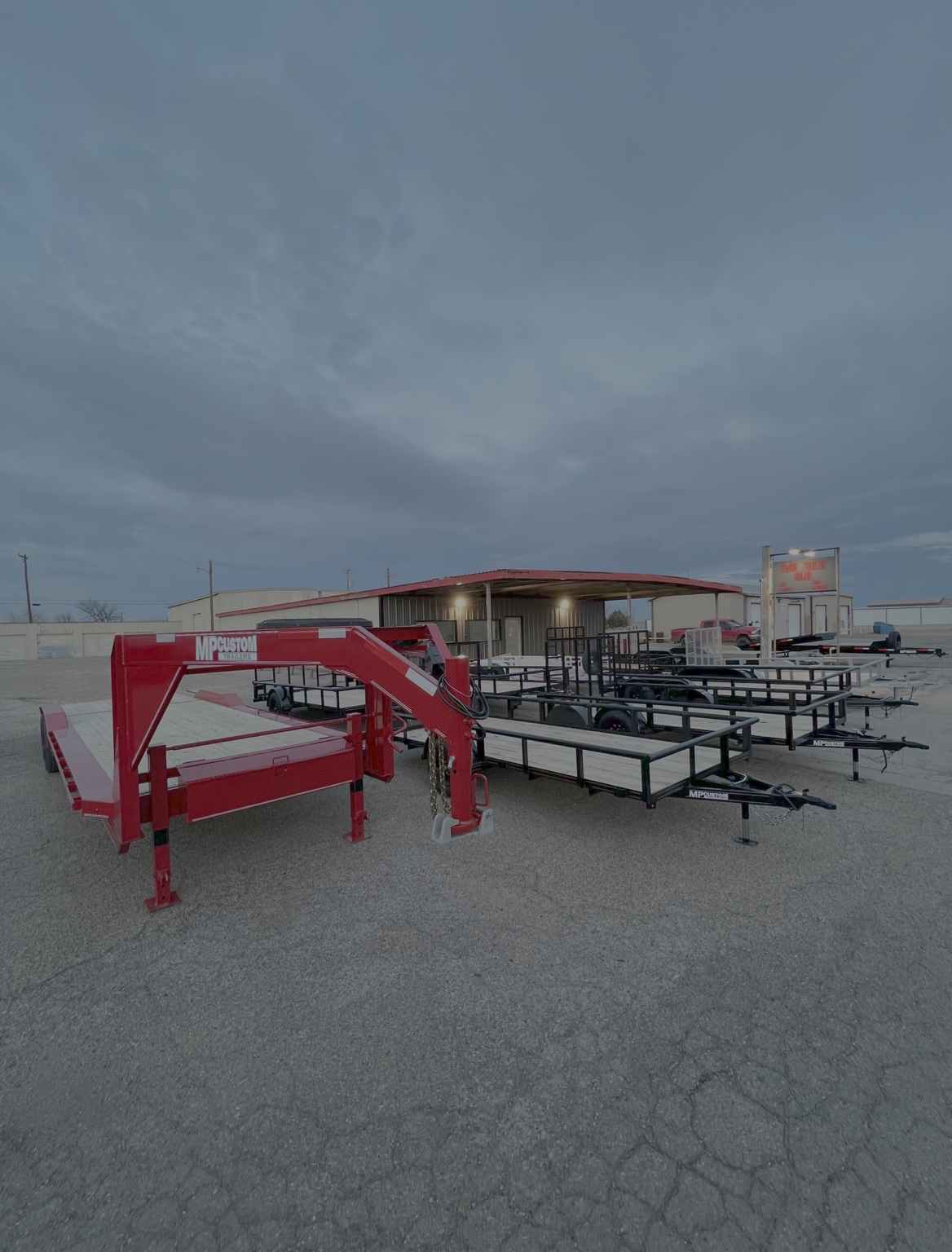 Tejas Trailer Sales lot